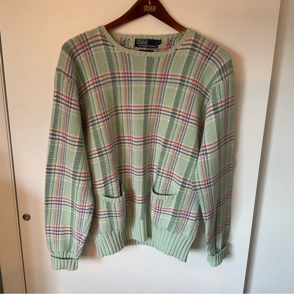 Men’s spring/summer sweater.  100% cotton. Polo by Ralph Lauren.